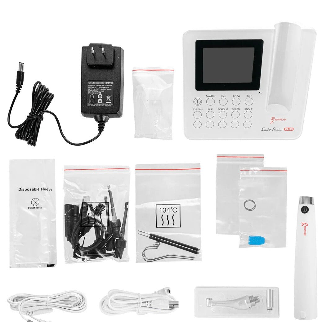 Motor Endodóntico Inalámbrico Woodpecker Endo Radar Pro – Brushless con Localizador de Ápice Integrado